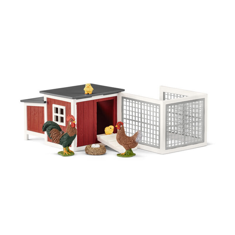 Chicken Coop Farm World Playset by Schleich 42421
