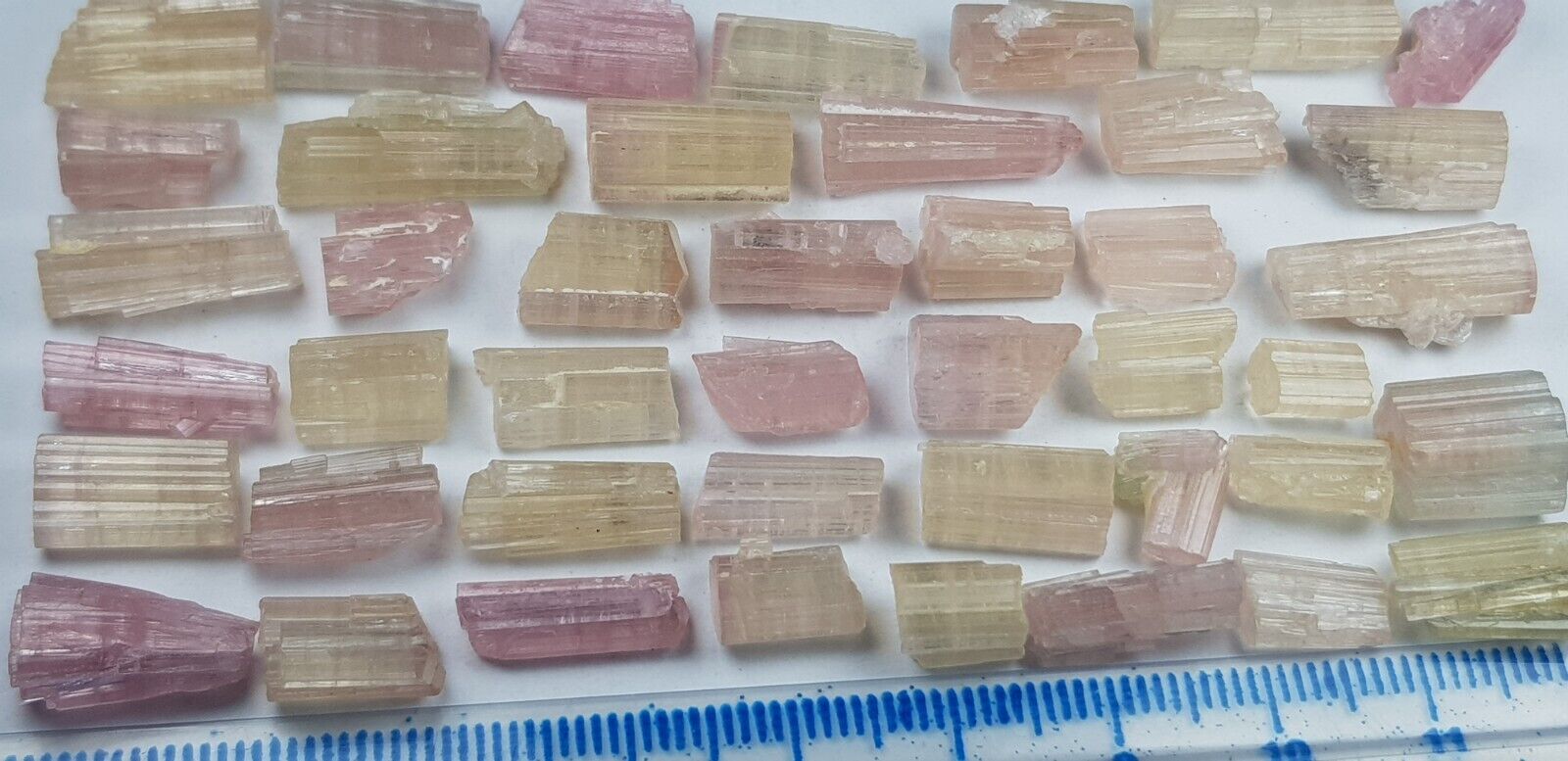 160 Ct Natural Nice Color Tourmaline Rough Afghani Crystals Lot