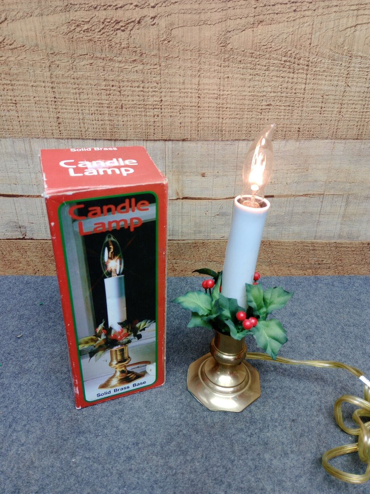 Vintage Electric Window Candle Lamp