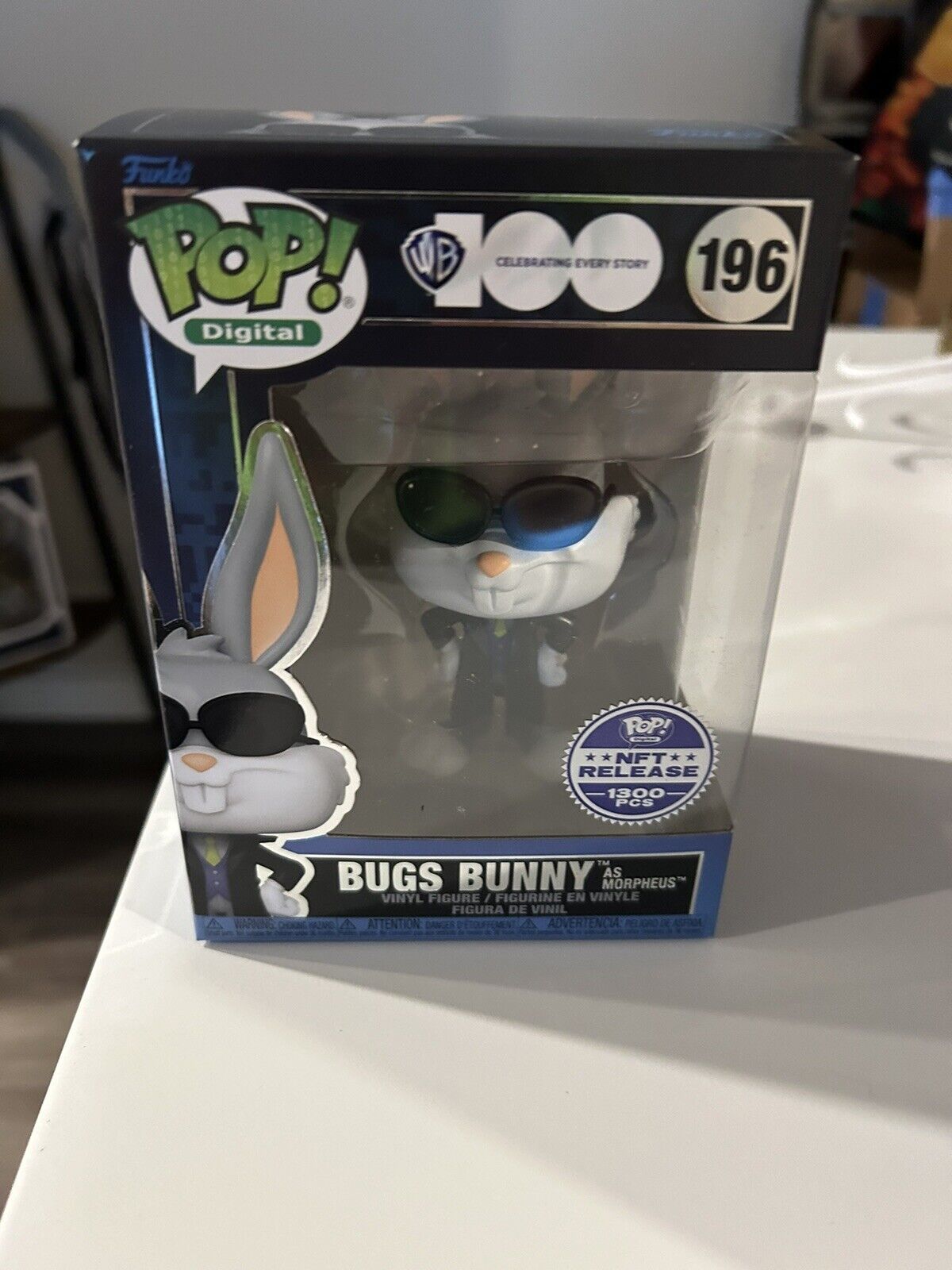 Funko Pop Digital Bugs Bunny as Morpheus 196- WB100  1/1300 IN HAND FAST SHIP