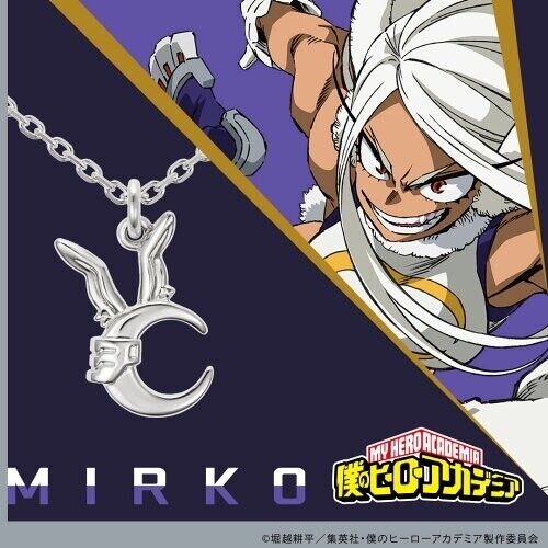 My Hero Academia Mirko Silver 925 Necklace U-TREASURE Japan New
