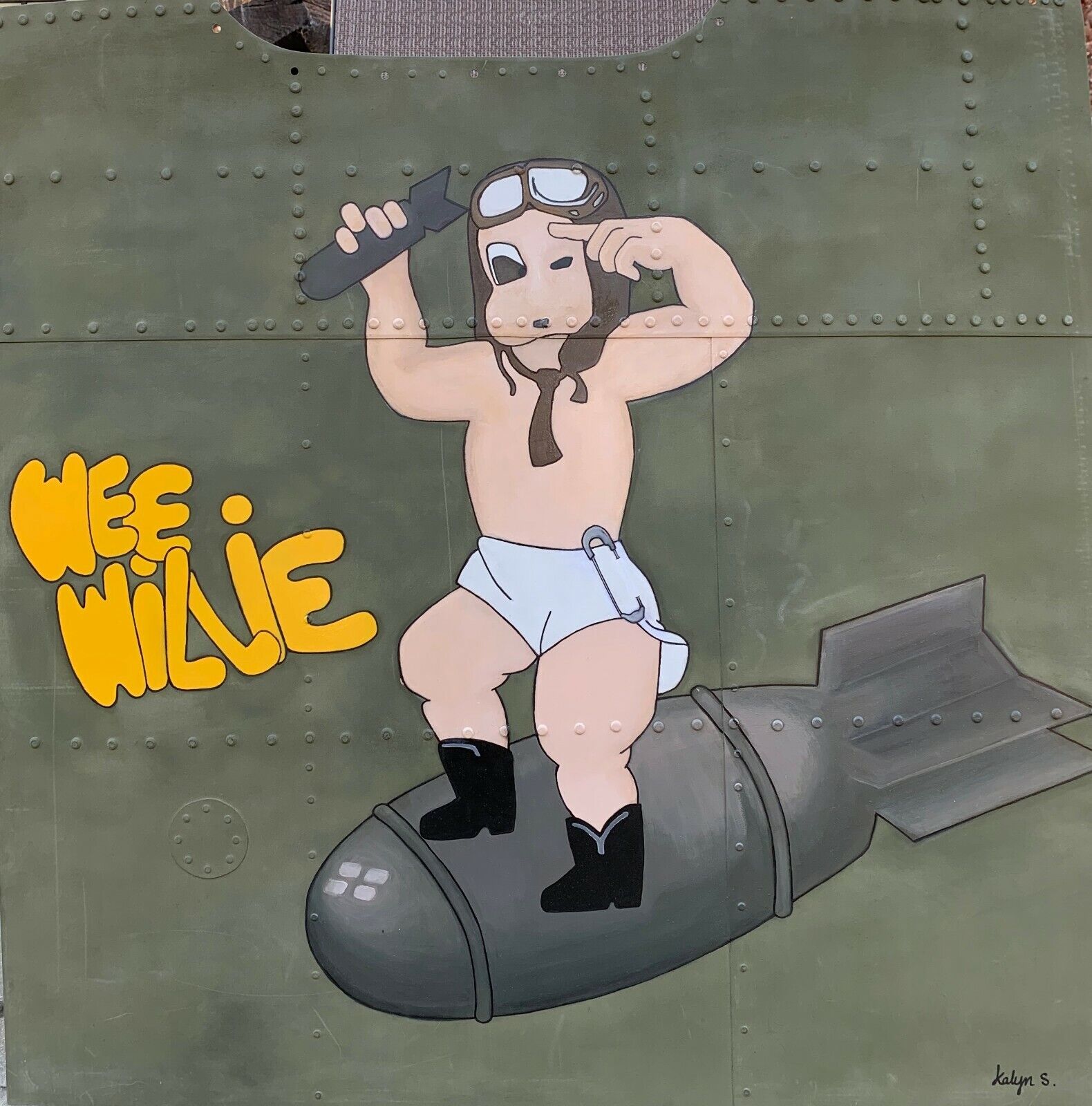 Reproduction Nose Art Panel, B-17G Flying Fortress \