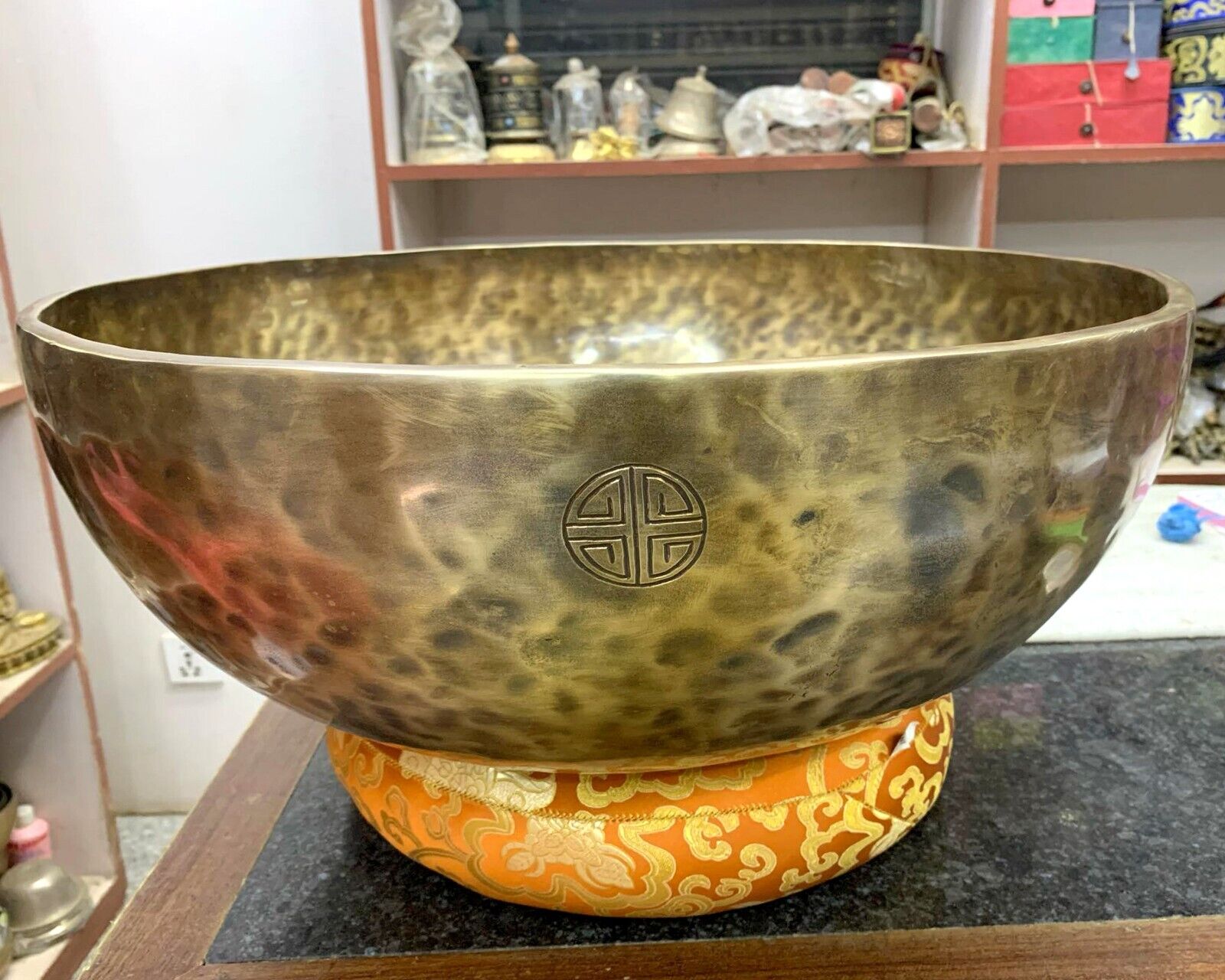 20 inches 50 cm Extra Large Full Moon Singing Bowls - Big standing Bowl
