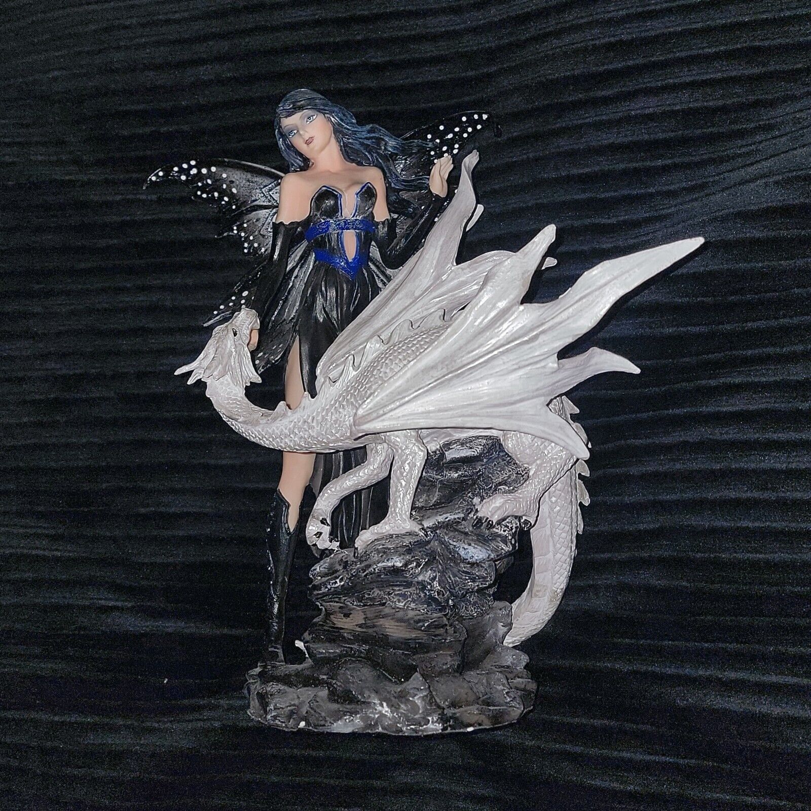 New JESSICA GALBRETH Fairy Witch Wicca Dominatrix Pet Dragon Figurine (NO BOX)