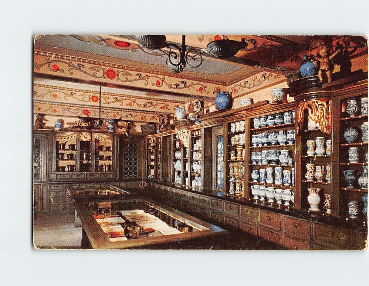 Postcard Old World Apothecary Shop Smithsonian Institution Washington DC USA