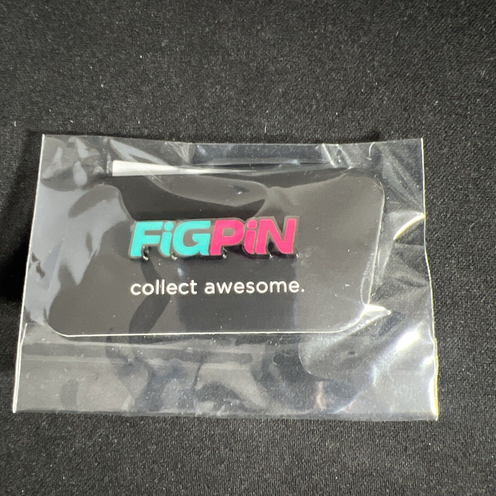 FiGPiN Logo L56 Teal & Magenta On Black - Squid Game - Brand New Locked