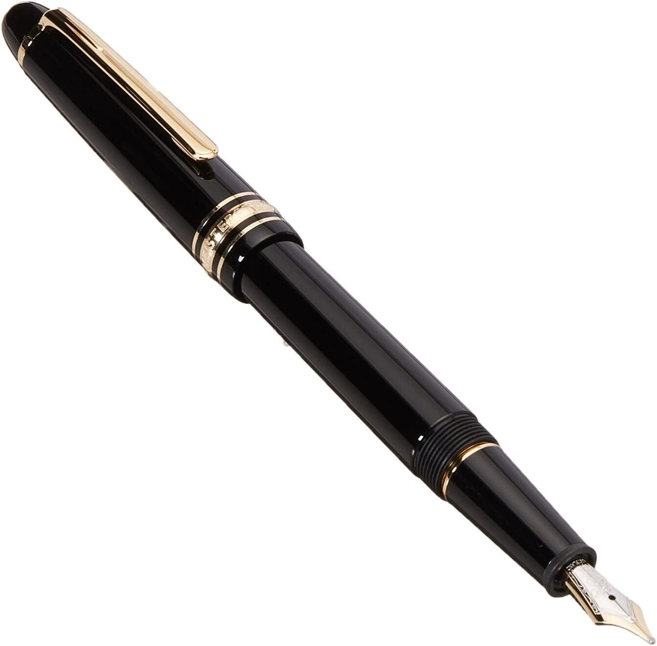New Authentic Montblanc Meisterstück Gold Coated 145 Fountain Pen 