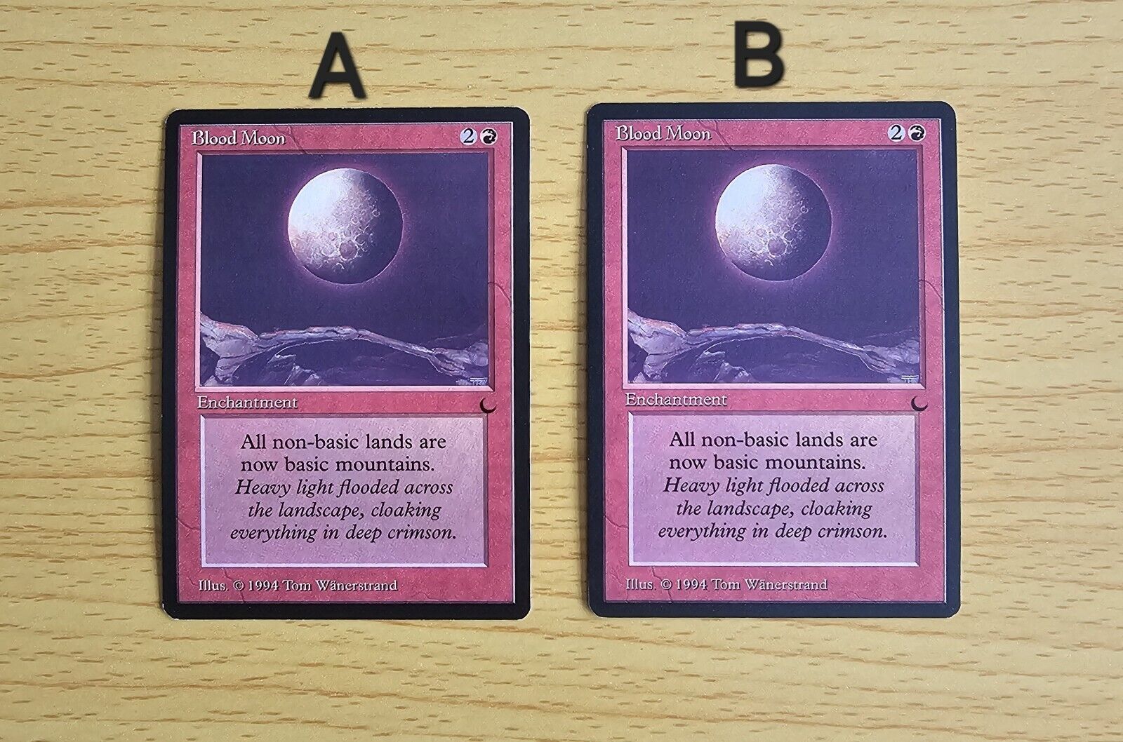 Blood Moon ~ The Dark ~  Magic The Gathering MTG Cards ~ Excellent Condition 