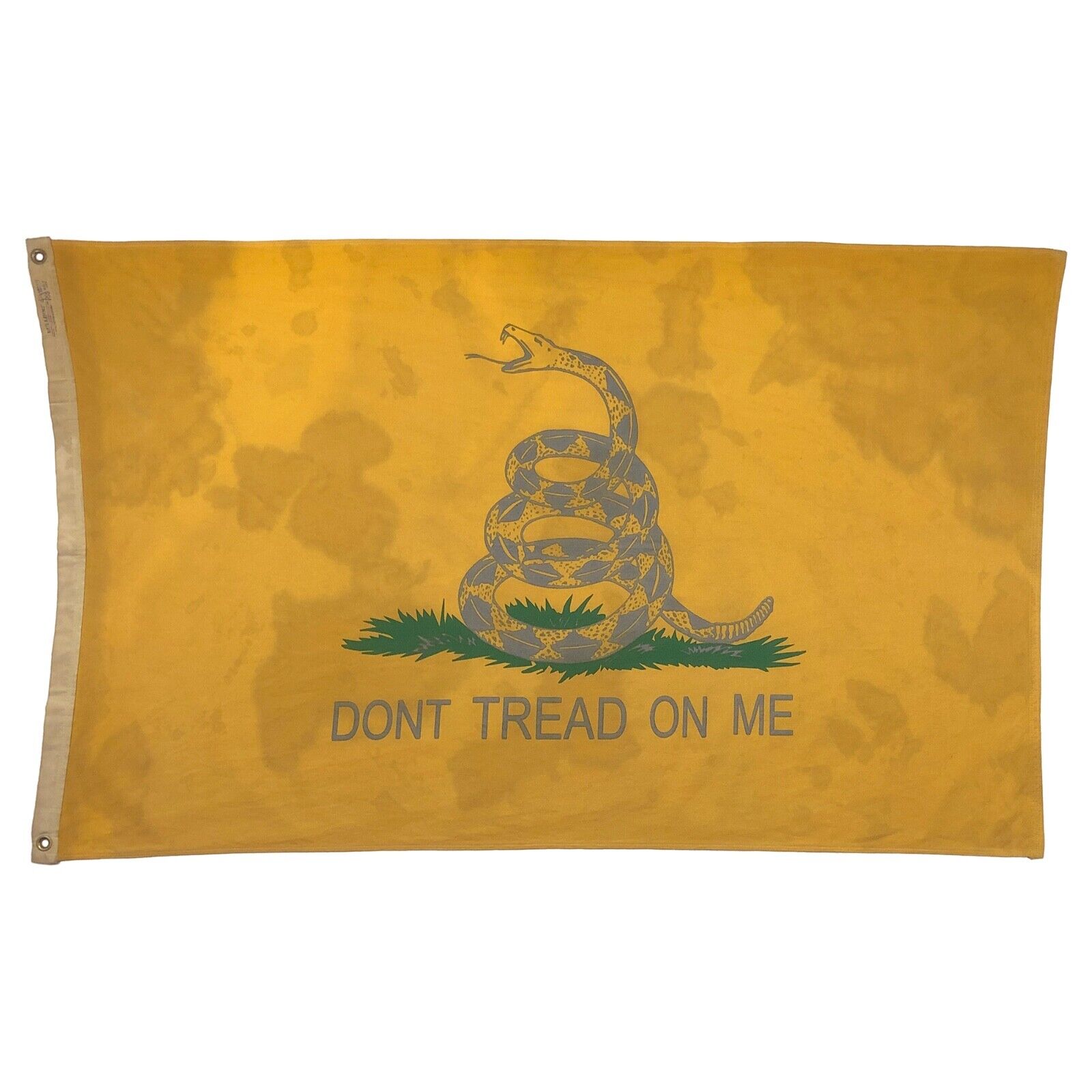 Vintage Cotton Gadsden Flag Old Cloth Snake American Don't Tread On Me USA Dont