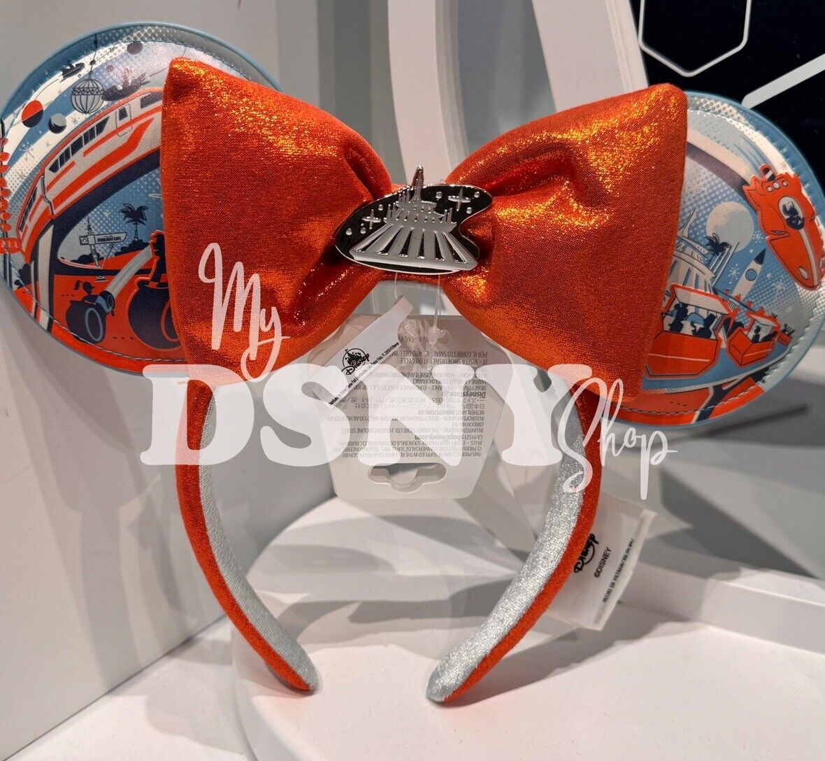2024 Disney World Parks Magic Kingdom Tomorrowland Minnie Ears Headband New