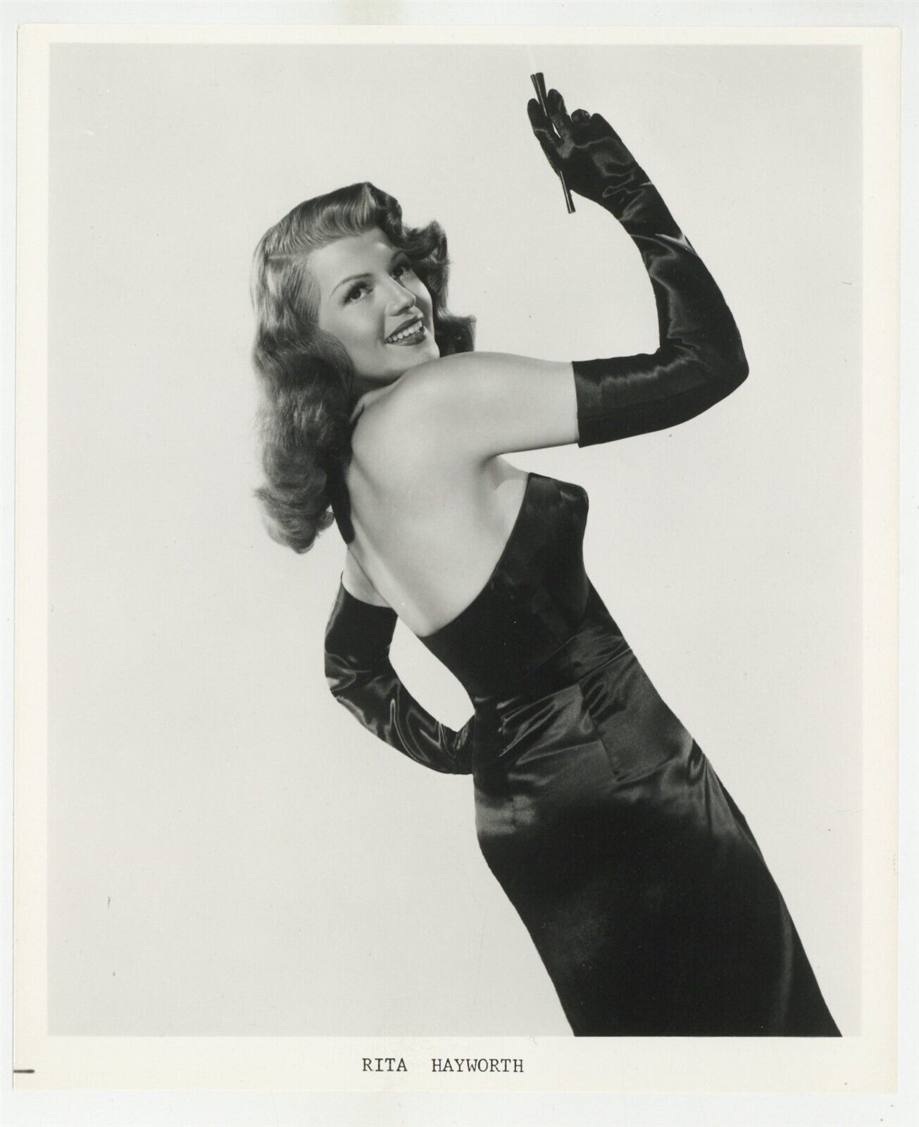 Rita Hayworth as Gilda by Robert Coburn 1946 Original Glamor Photo Elegant 10208