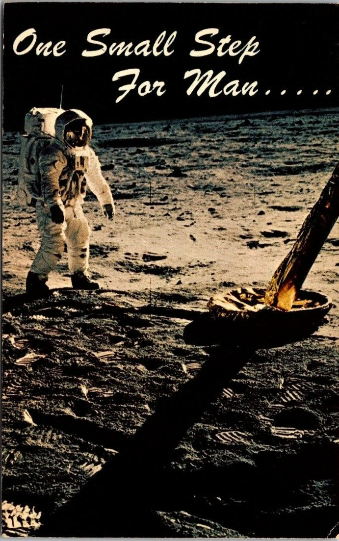 NASA\'s Apollo 11 Kennedy Space Center Florida Moon Landing Postcard