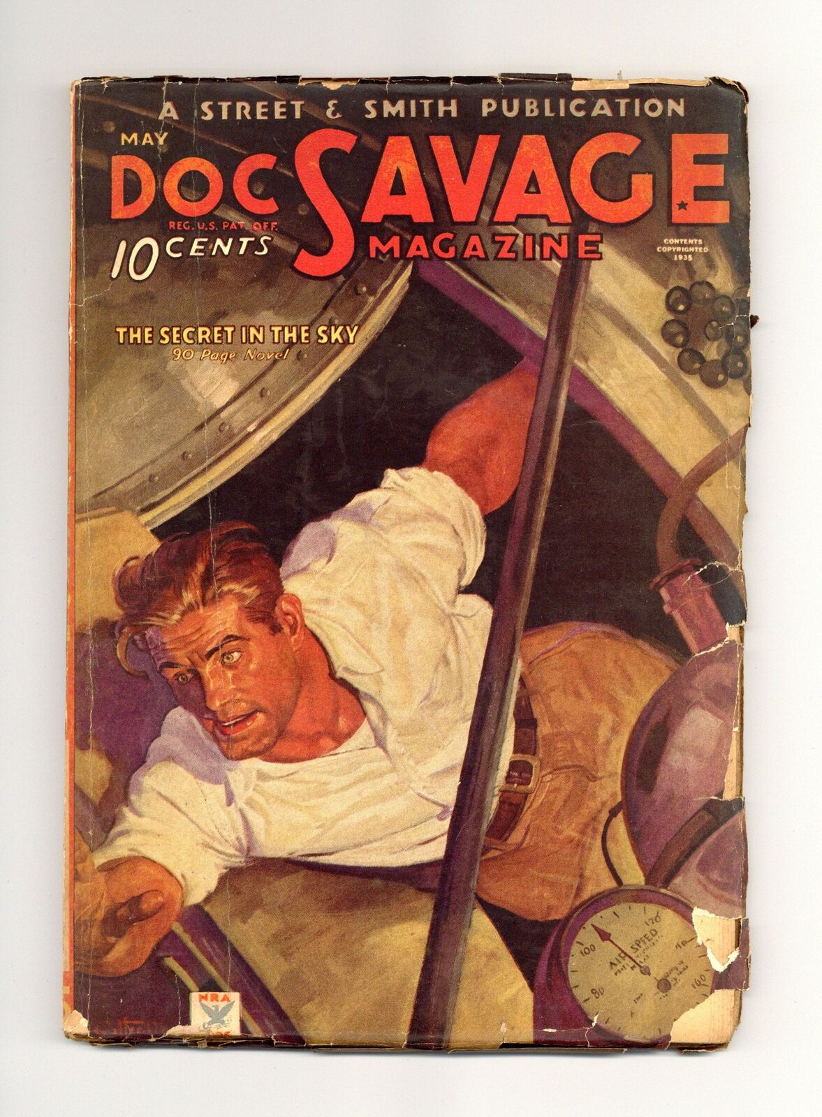 Doc Savage Pulp Vol. 5 #3 GD+ 2.5 1935