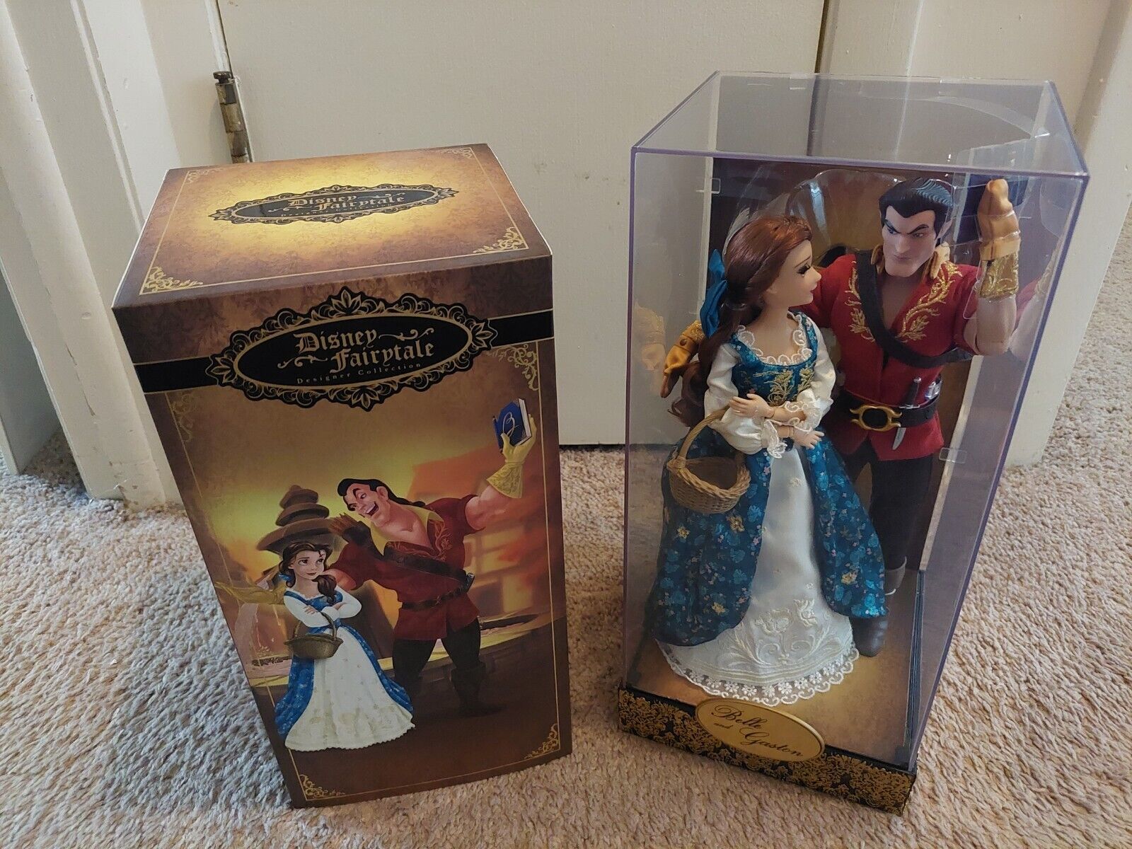 Disney Fairytale Designer Belle and Gaston Limited Edition Doll Set