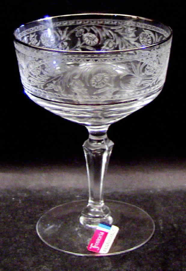 Fostoria Renaissance  Champagne Sherbet Glass 149415