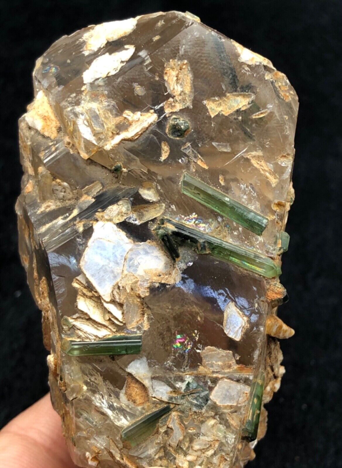 193 grams beautiful  tourmaline Crystal Specimen From Afghanistan
