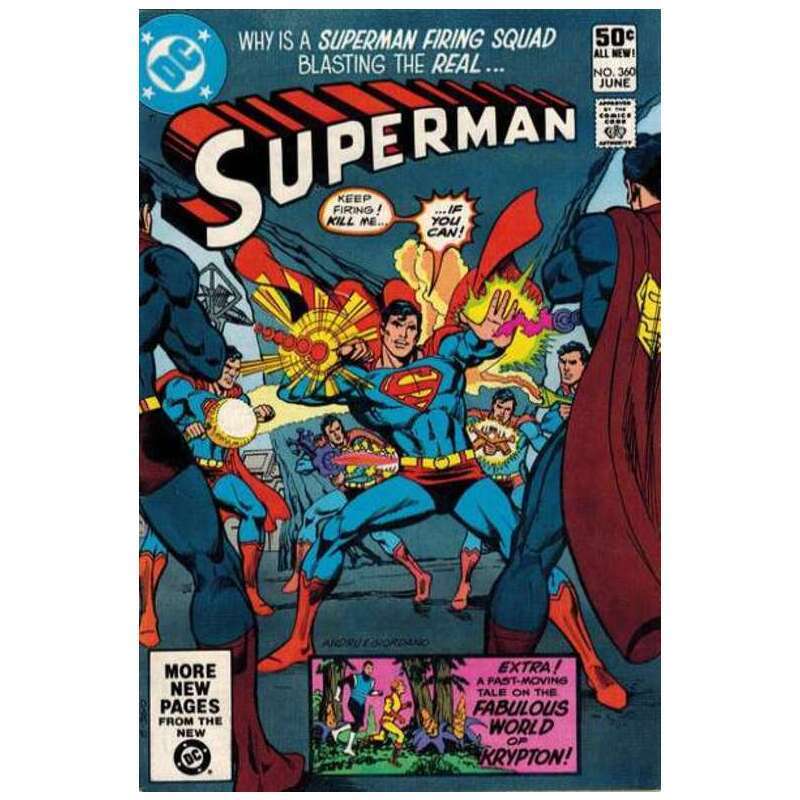 Superman (1939 series) #360 in Very Fine condition. DC comics [s;