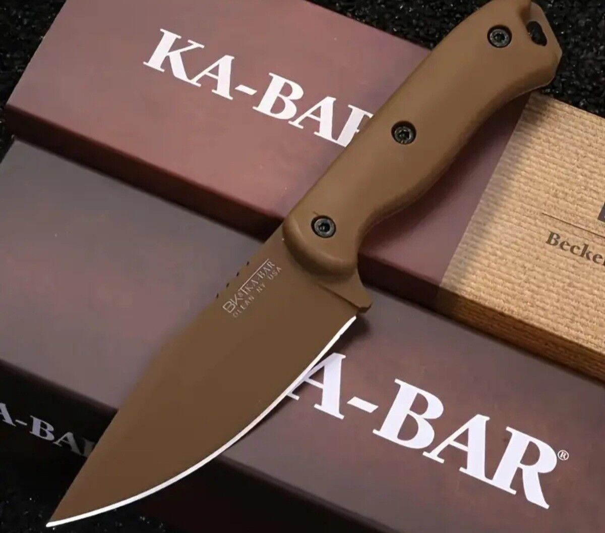 Ka-Bar BK18 Becker Harpoon Knife with Celcon Sheath 4.5\