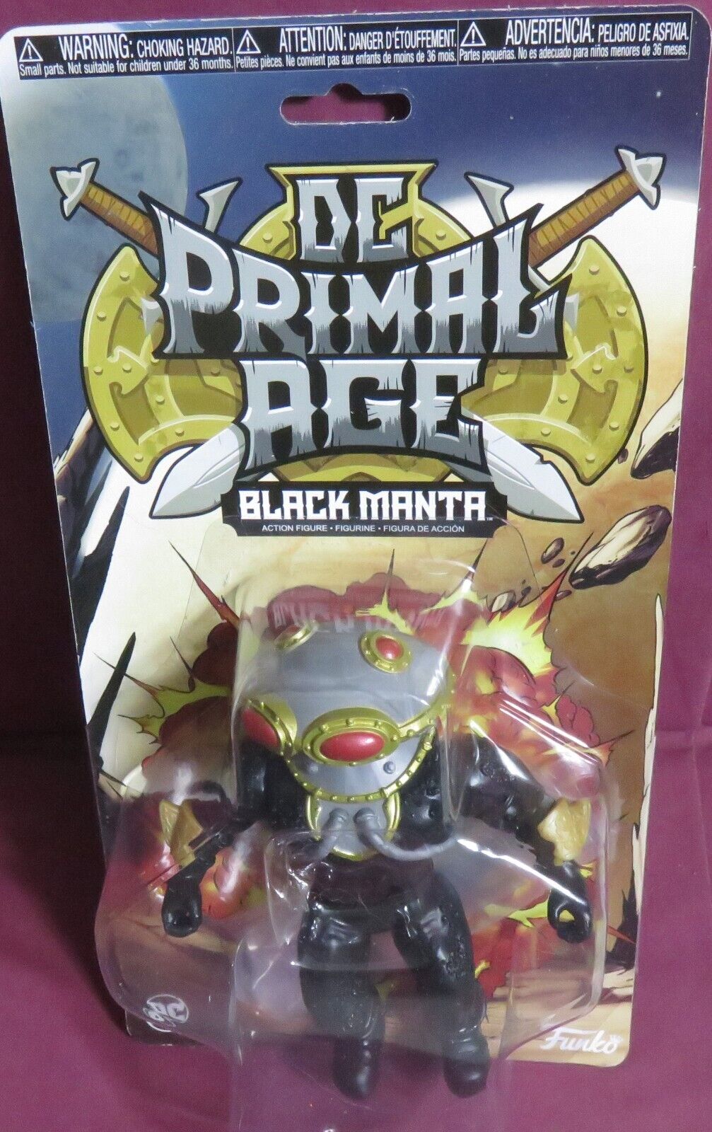 BLACK MANTA, DC PRIMAL AGE, from FUNKO  NEW IN THE PACK