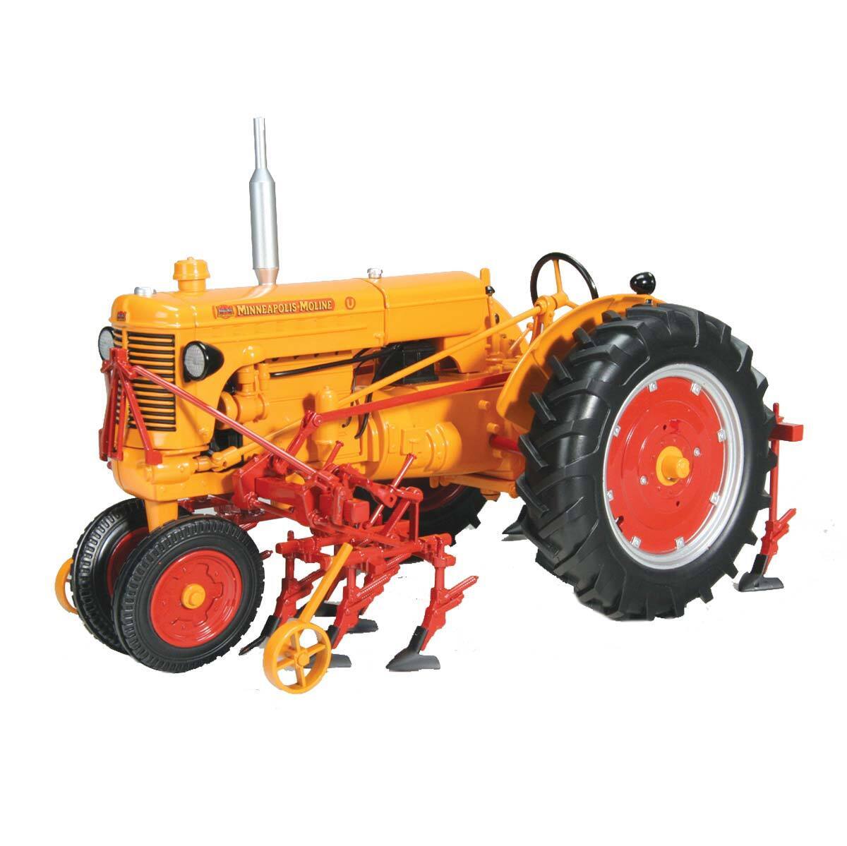 1:16 Scale Minneapolis Moline U Gas with 2 Row Cultivator SCT391 by SpecCast