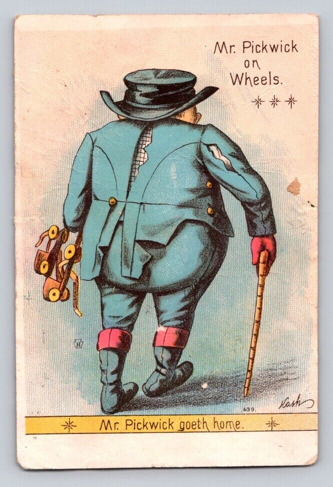 Mr Pickwick Goes Home Roller Skates Oil Well Rice Robinson Soap Titusville P14