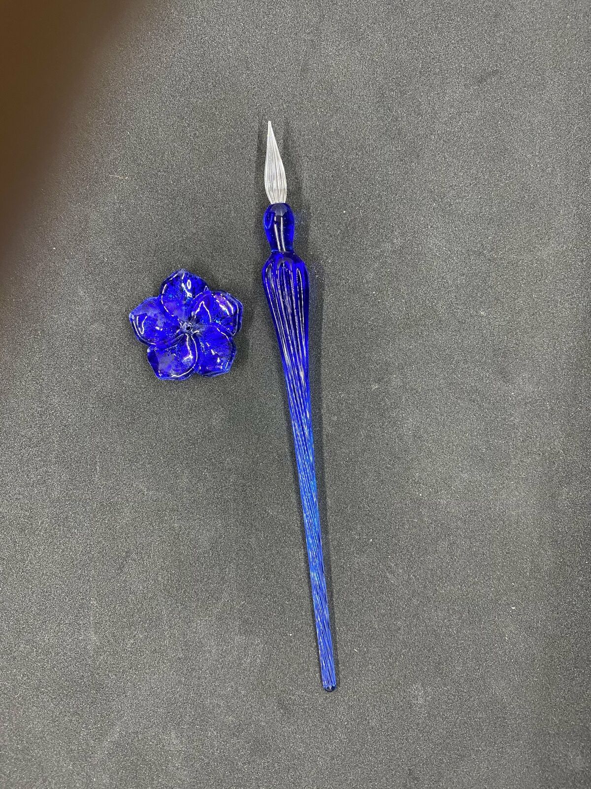 Blue Glass Pen
