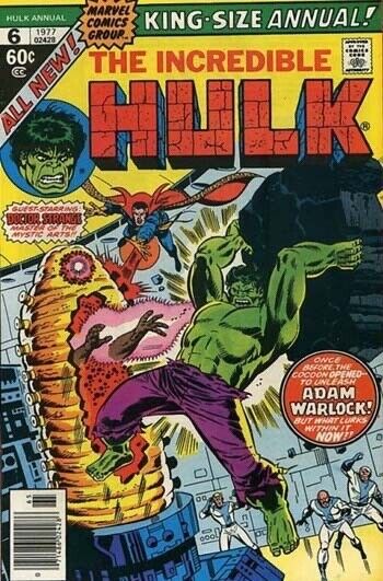 The Incredible Hulk (1968) Annual #6 1st Appear. of HER (Paragon) GD Stock Image