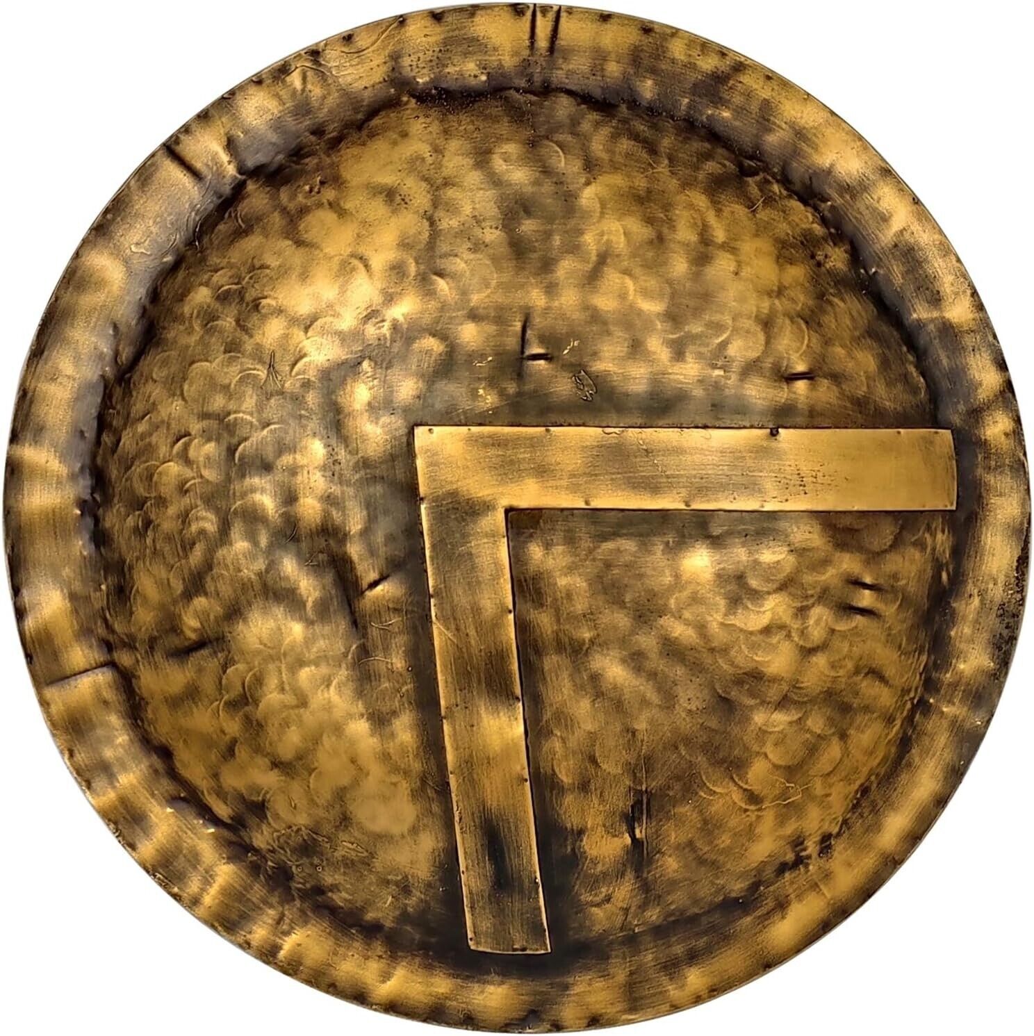 Handcrafted Ancient War Spartan Shield Brass LARP SCA Warrior Shield For Cosplay