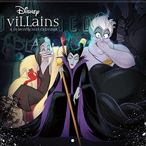 2023 Disney Villains Wall Calendar
