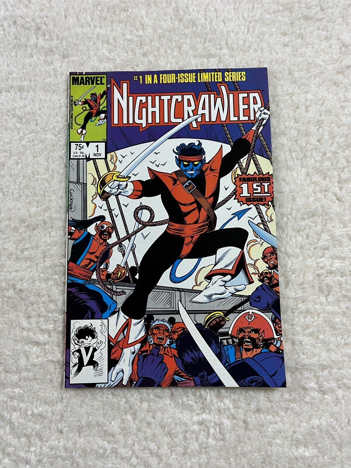 Nightcrawler #1 Marvel Comics 1985 Mini Series High Grade X-men