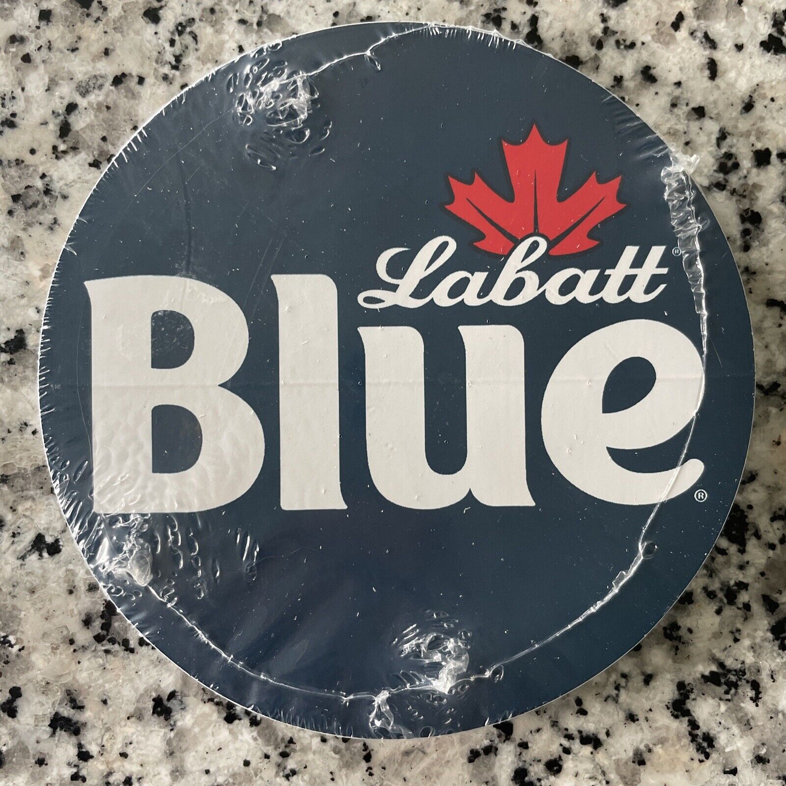 LABATT BLUE 4” Round Sticker Blue craft beer brewery brewing