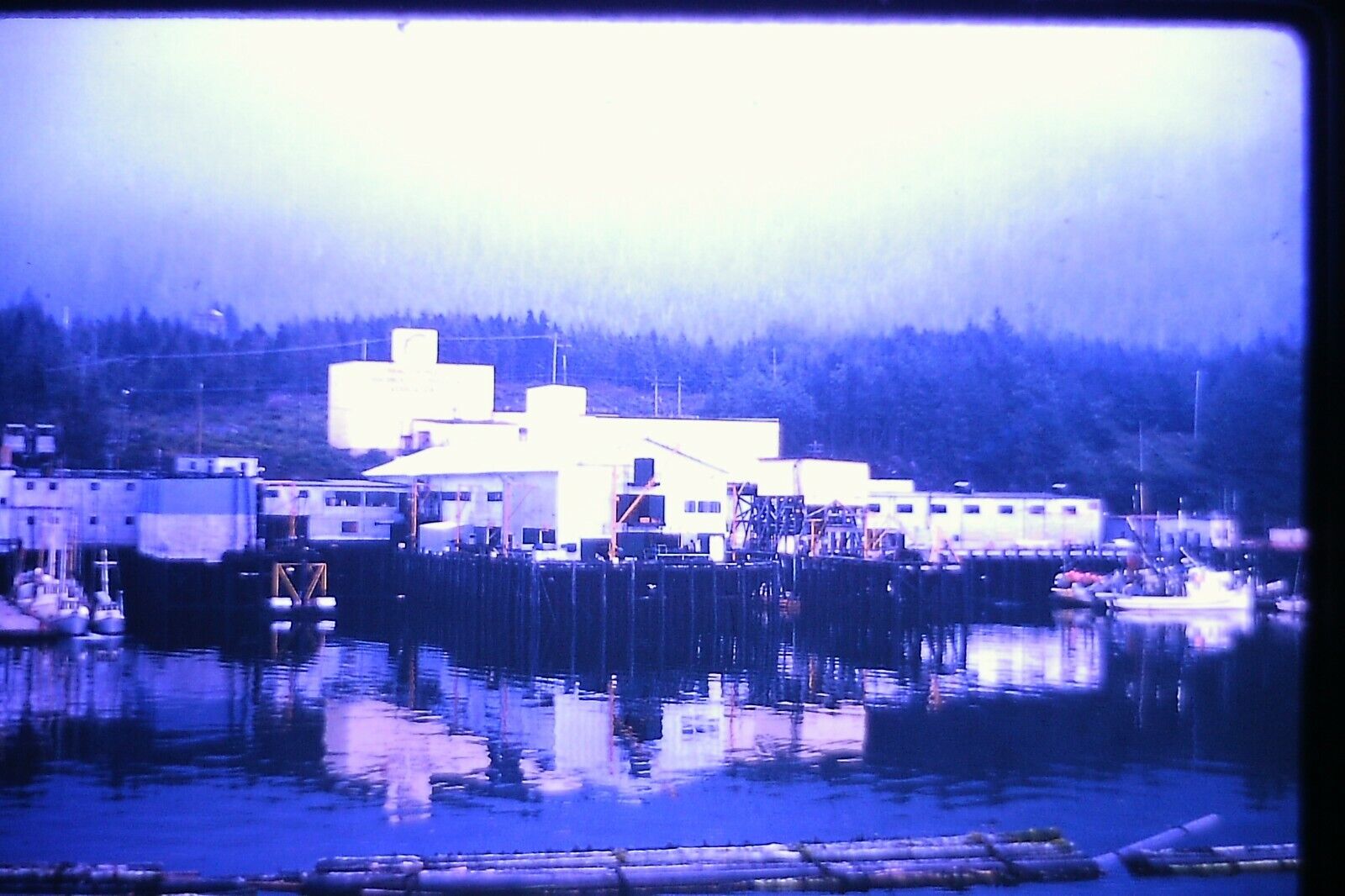 1969 Prince Rupert Port BC Canada 35mm Kodachrome Original Slides Lot of 2