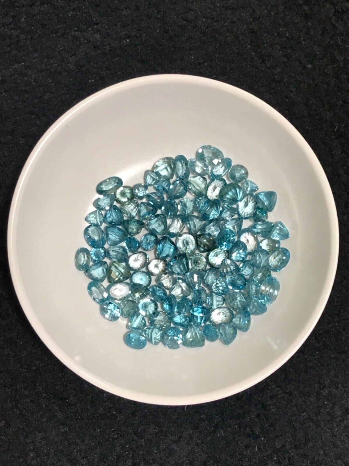 Natural beautiful blue Zircon lot loose gemstone from Africa