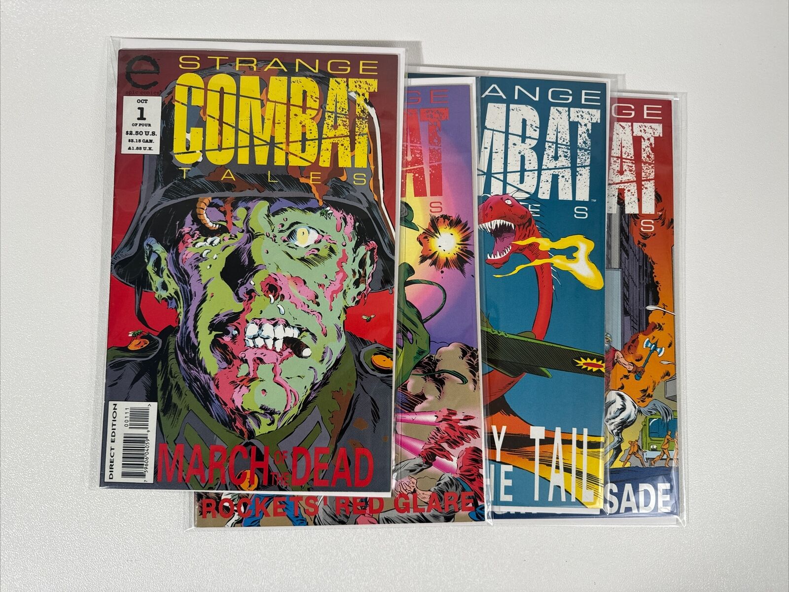 Strange Combat Tales Issues 1 2 3 4 (‘93-‘94) Complete Run - Epic Comics