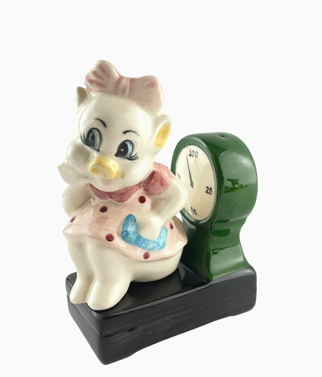Pretty Pig on Scale Salt and Pepper Shakers 3.75\