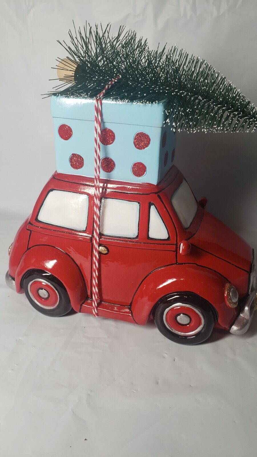 Allen And Roth Christmas Truck Red Tree Decoration Ceramic