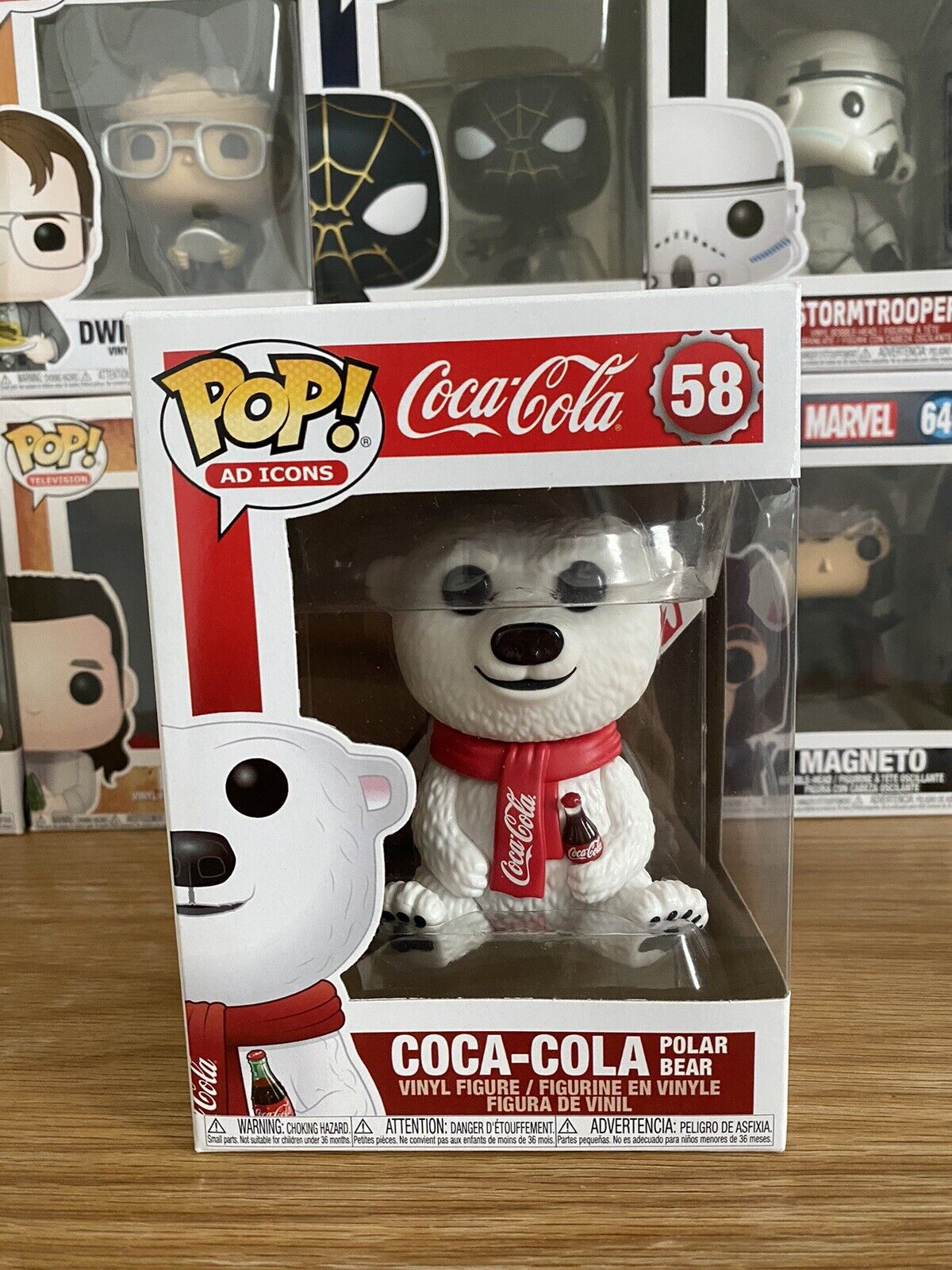 Funko Pop Vinyl Figure: Coca-Cola Ad Icon - Coca-Cola Polar Bear #58