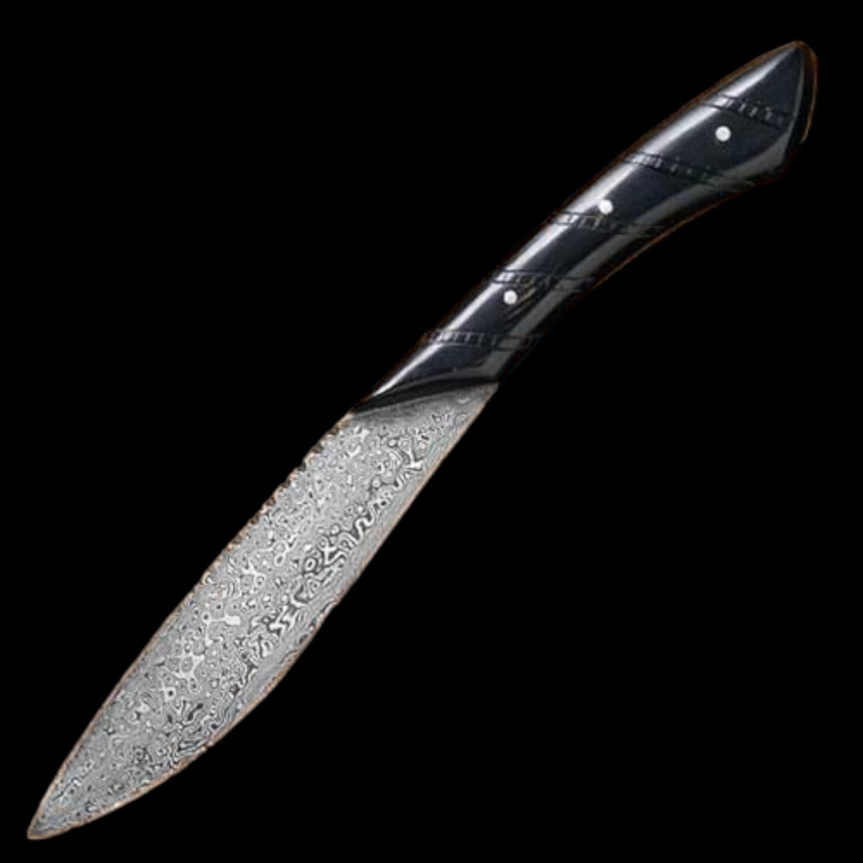 DAMASCUS TRAVELER’S KNIFE WITH SCABBARD (WS403152)