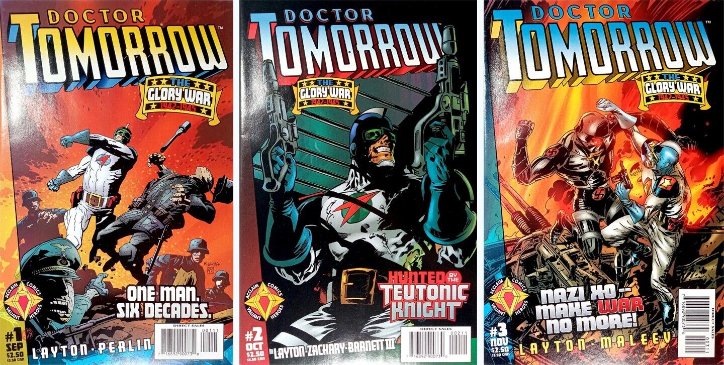 Doctor Tomorrow #1, #2, #3 (1997) Acclaim Comics (Set of 3)
