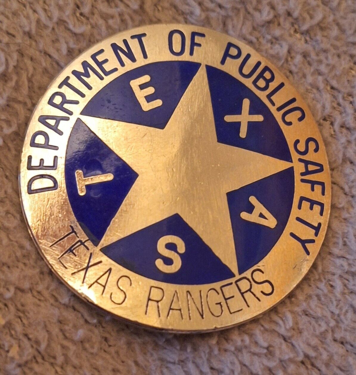 Vintage TEXAS RANGER badge