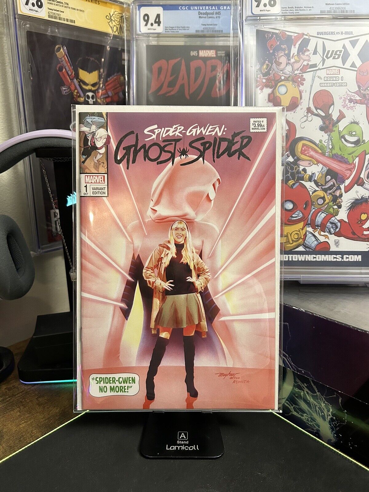 Spider-Gwen Ghost-Spider #1 Mike Mayhew Homage Trade LTD 600 - NM or Better