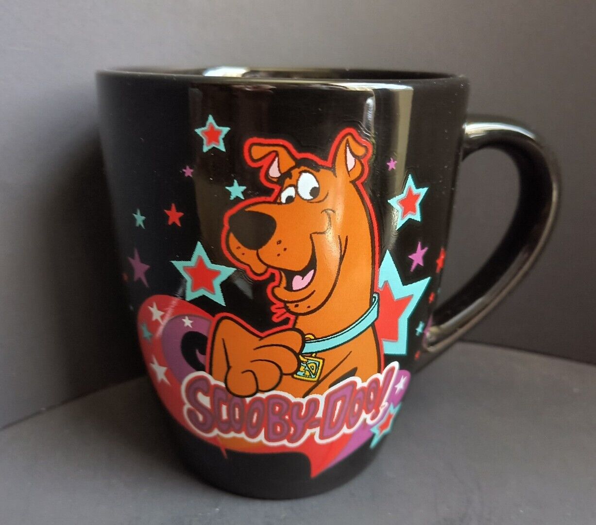 Scooby-Doo Extra Large Black Ceramic 25 oz. Coffee Mug with Handle New 