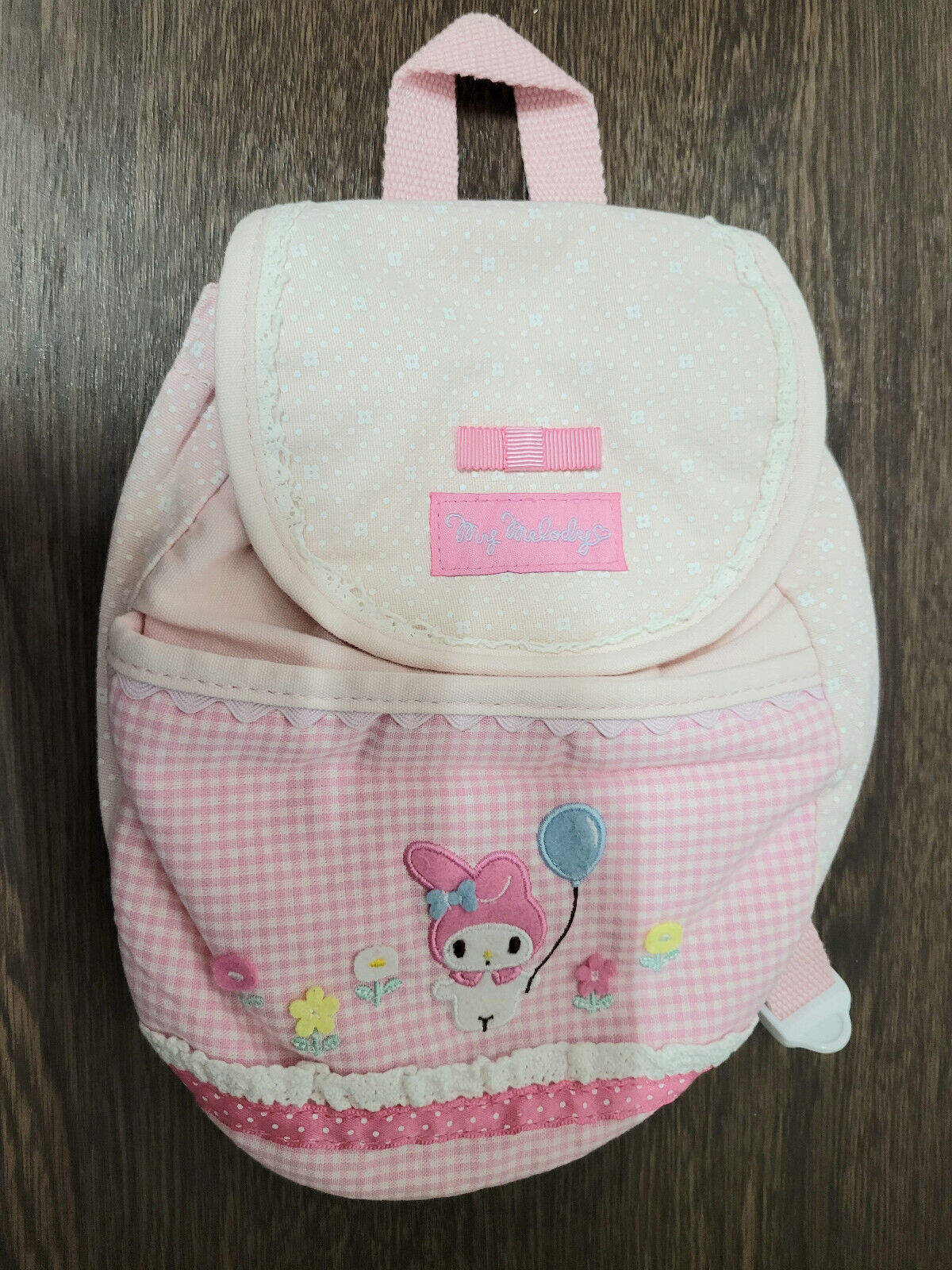 Vintage Sanrio My Melody Shoulder bag handbag School Girl Baby rucksack　Kawaii 7