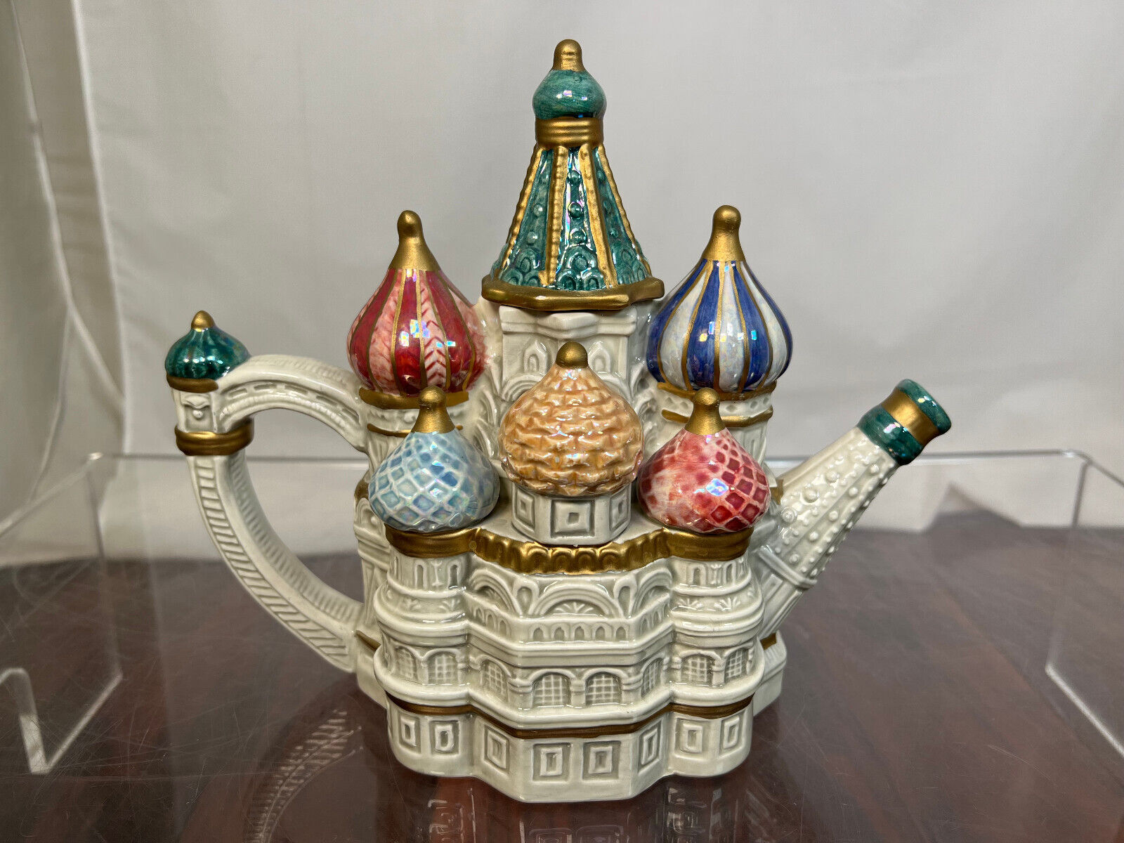 Fitz and Floyd St. Basil\'s Cathedral Teapot Limited Edition 3111/5000 no box