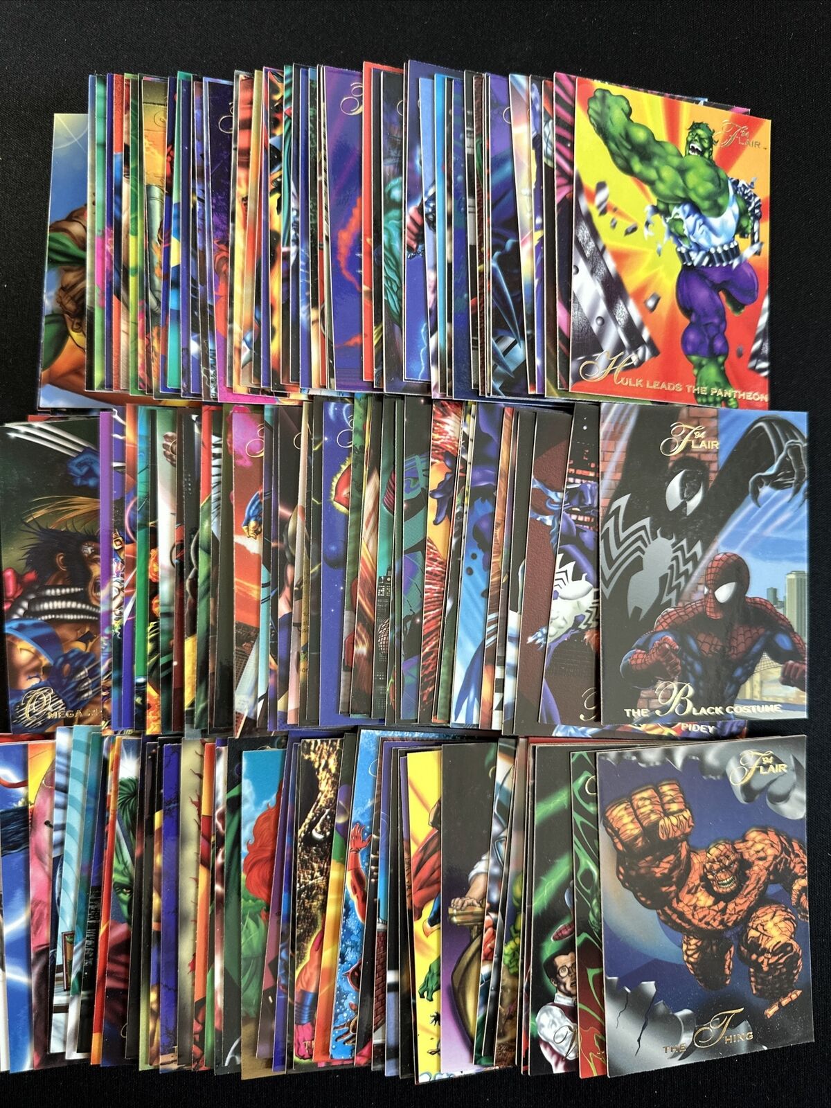 1994 Marvel Flair Trading CARDS Complete Base Set #1-150 Lot Set Run Non Sport