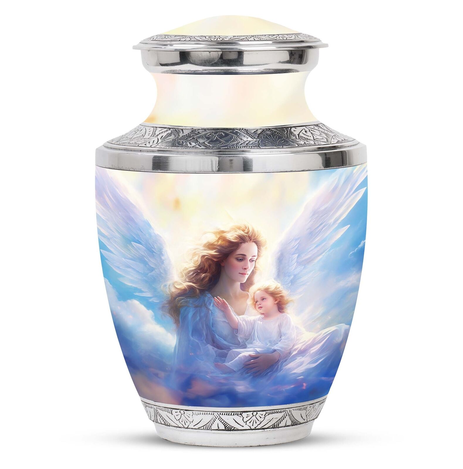 A Mother\'s Love in Heavens Large Burial Urns For Adults Size 10 Inch