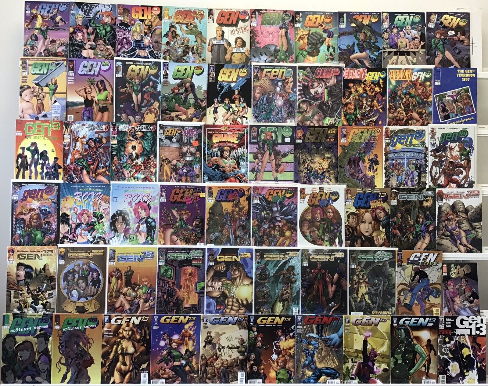 Image Comics - Gen13 - Comic Book Lot Of 60