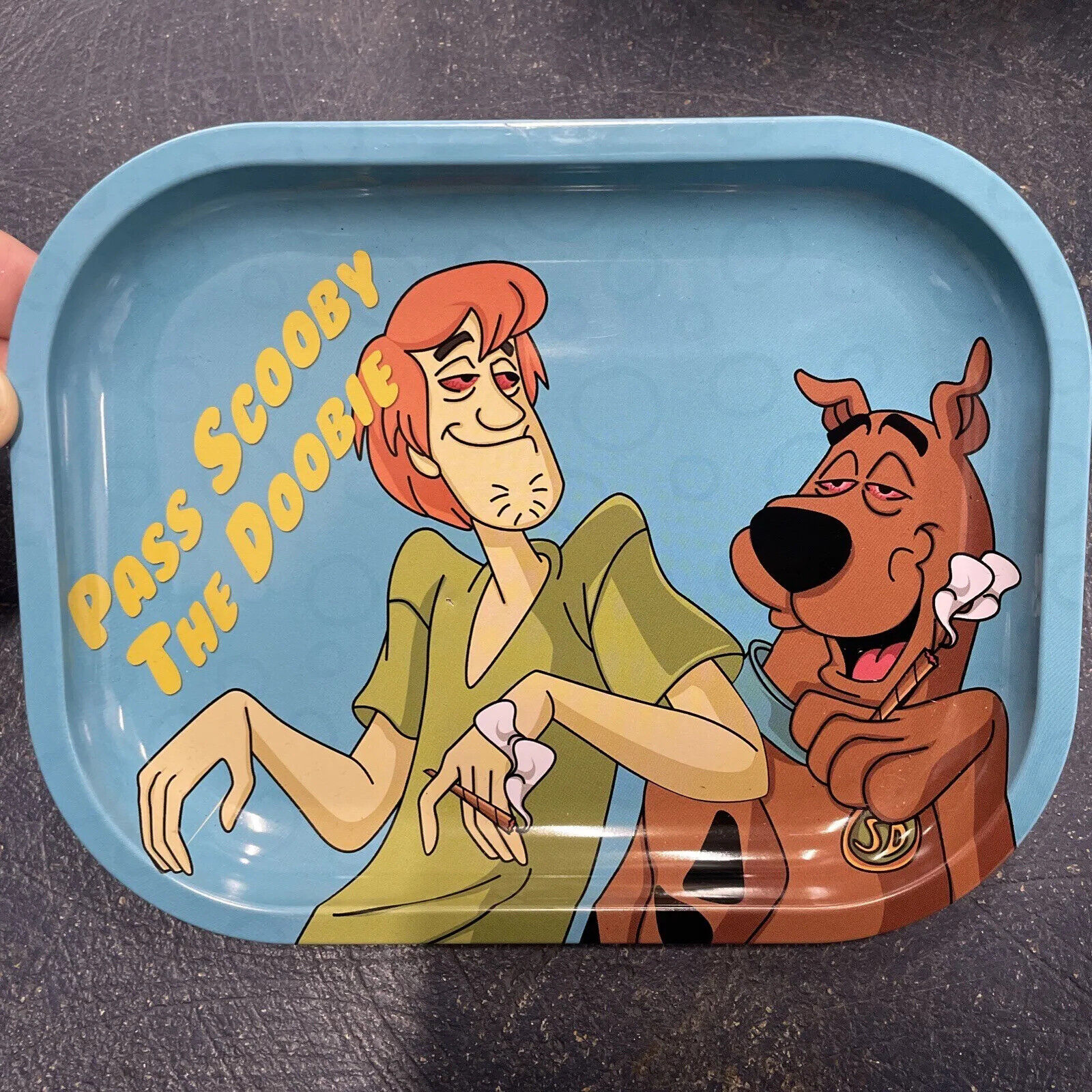 Scooby Doo Rolling Trinket Tray (7x5 Inches)