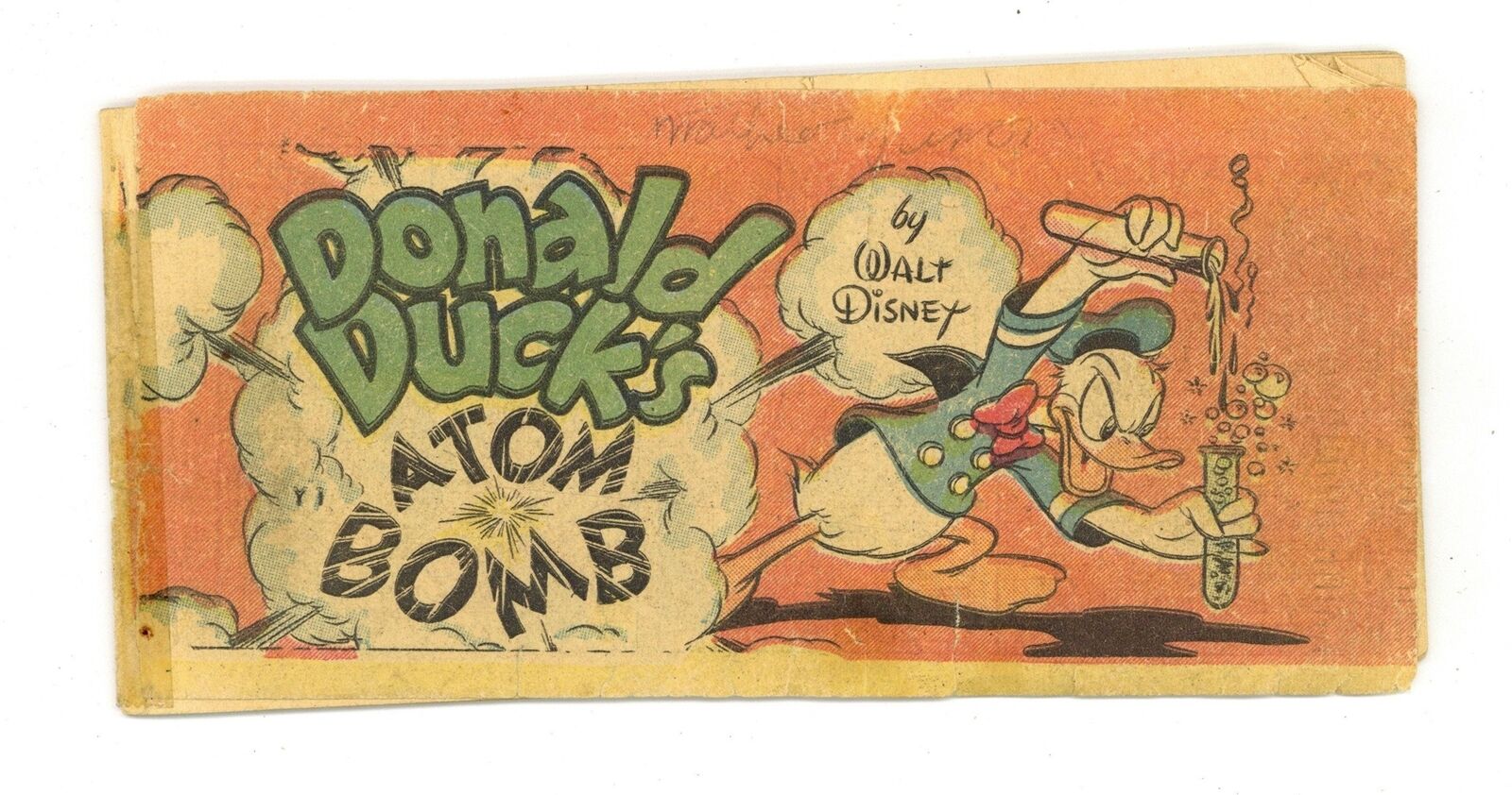 Donald Duck's Atom Bomb Mini Comic #1 PR 0.5 1947