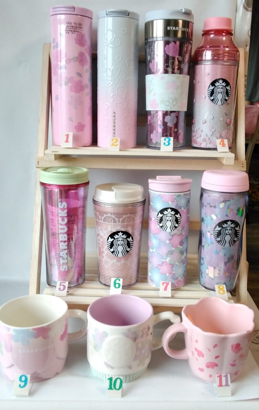Starbucks Japan SAKURA 2022 Bumpy Cold CupTumbler Stainless Bottle Mug Etc. F/S